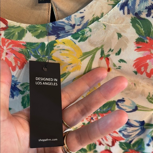 AFRM Floral Mini Dress - Multicolor - Picture 4 of 9